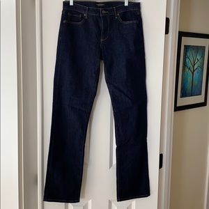 BR Premium denim dark wash Girlfriend jeans 29L.